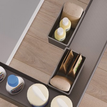 Pullout under sink U shape baskets