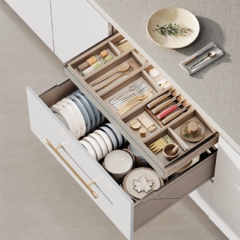 Beige Cutlery tray