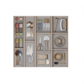 Beige Cutlery tray