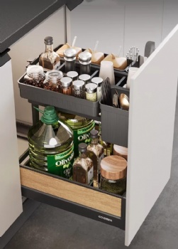 Spice pullout baskets