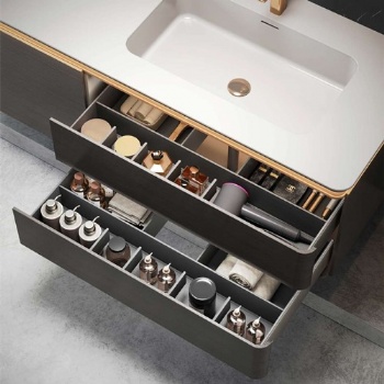 U shape under sink pullout basket