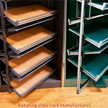 Shoe rotating rack