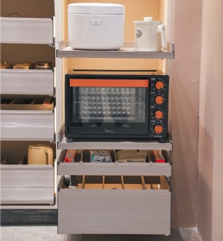 Appliance pullout tray