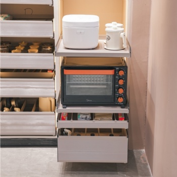 Appliance pullout tray