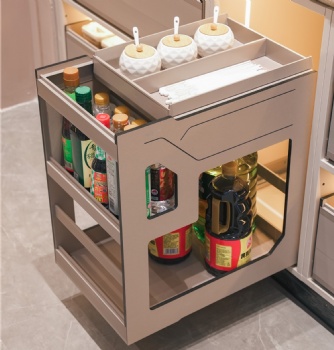 pullout spice drawer