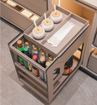 pullout spice drawer