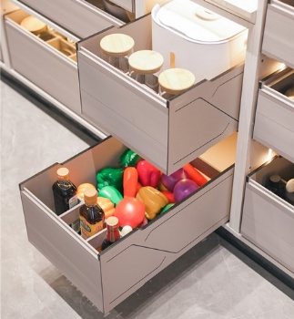 Pull-Out Basket Drawers for Fruits&Grains
